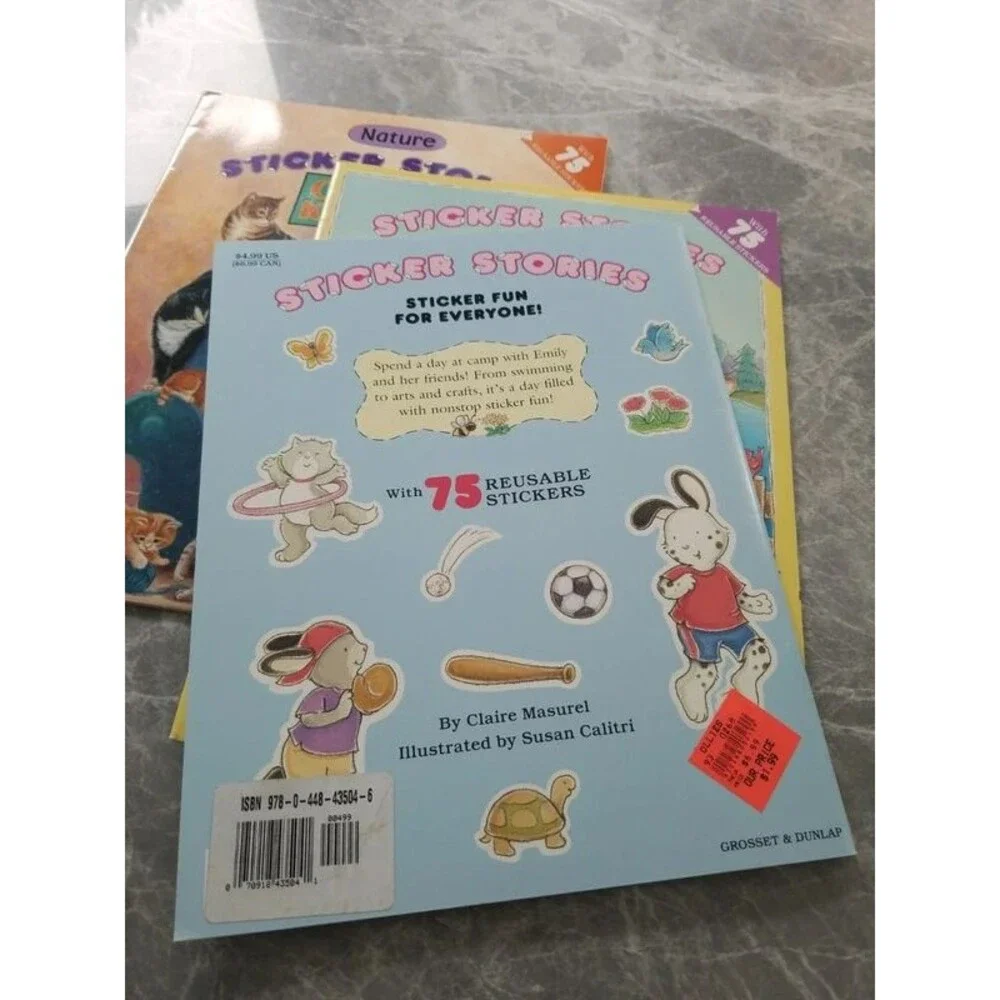 Collection of Sticker Stories books